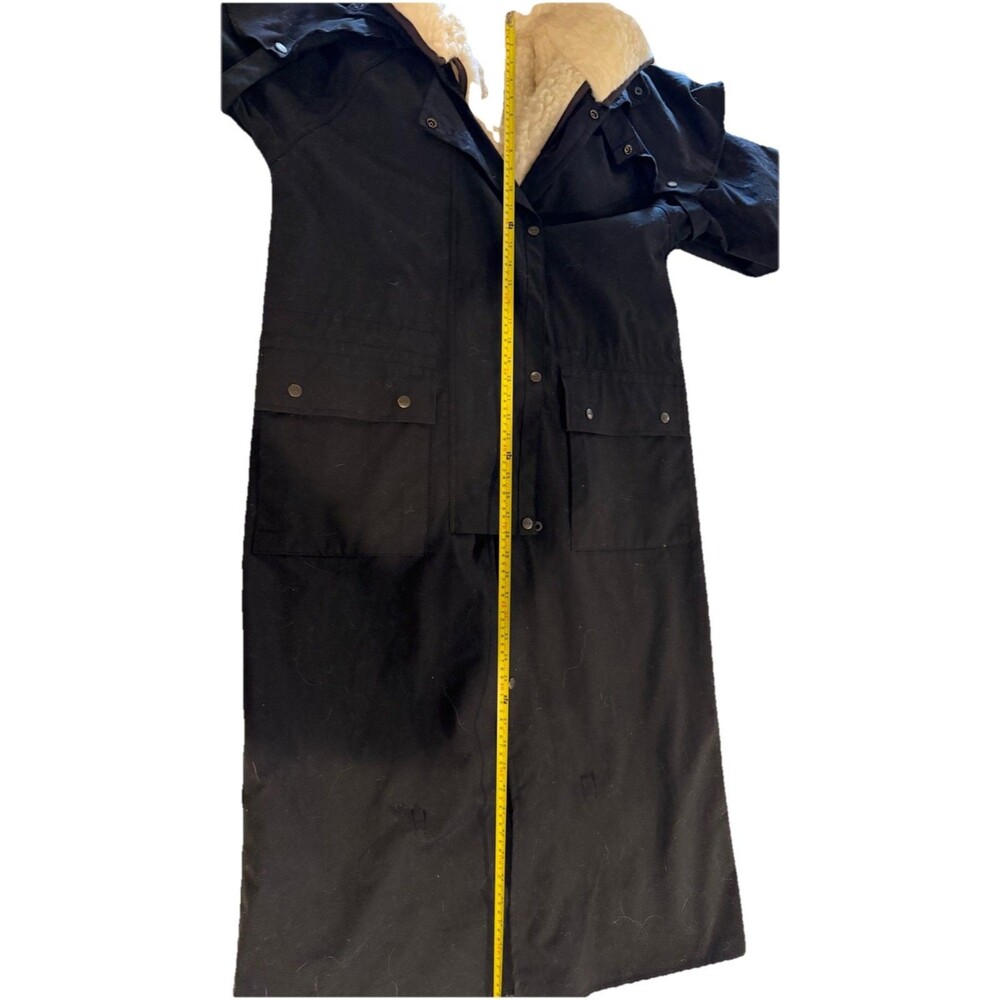 Driza-Bone Australia Outback Trail Fox Fire Coat Black Sherpa Lined Vest Mens M - Picture 15 of 16